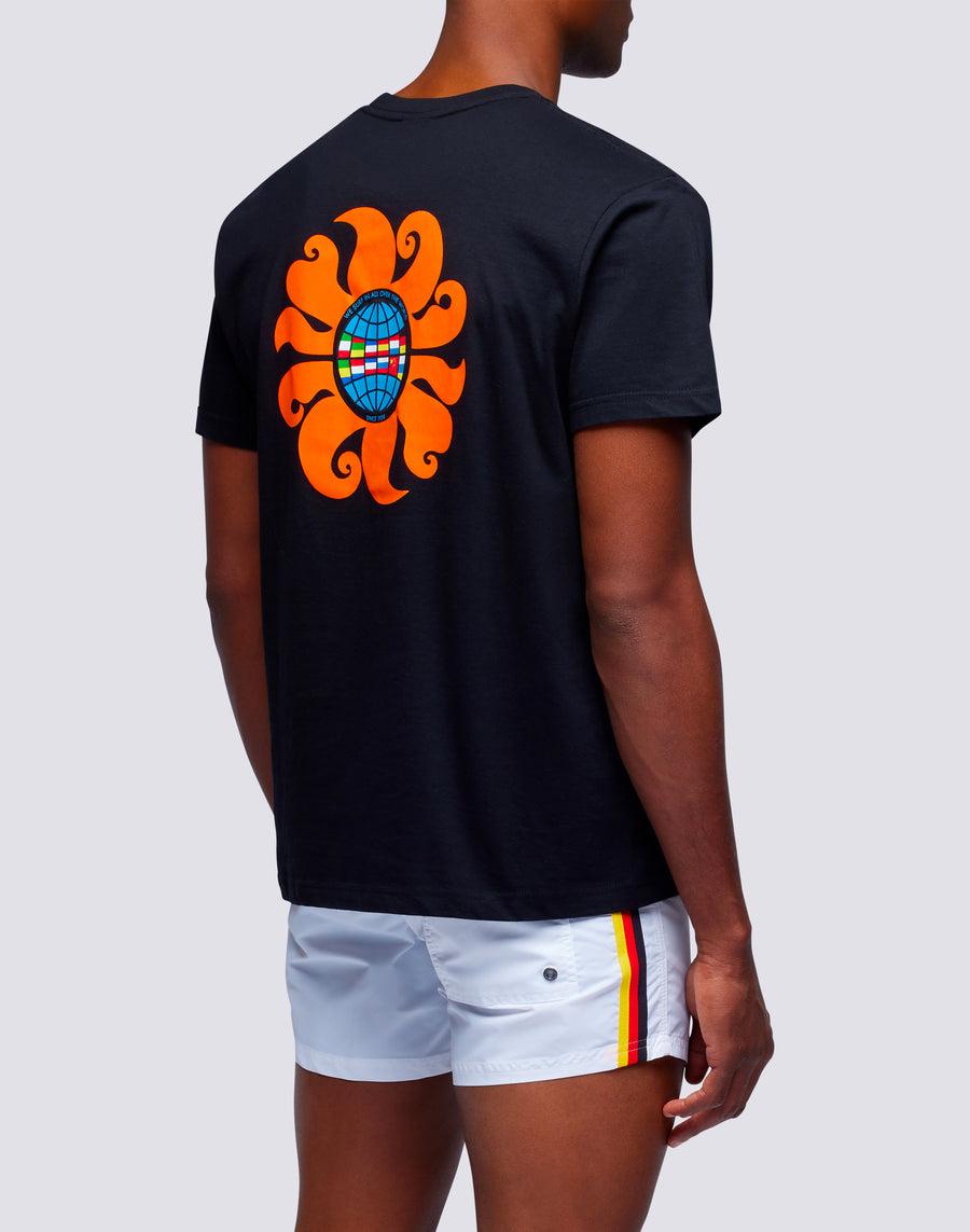 Sundek t-shirt uomo in cotone capsule flag m669tesj500-00100 Soddisfazione Garantita