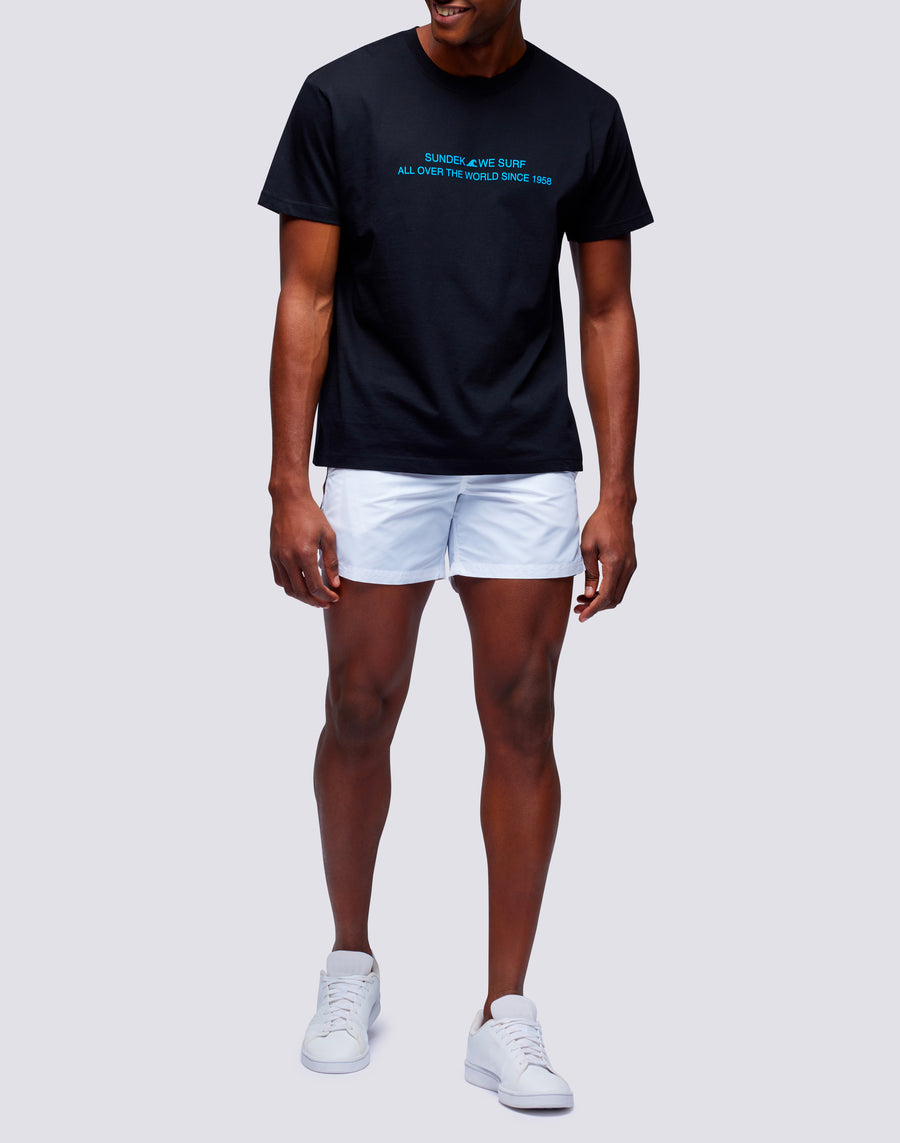 Sundek t-shirt uomo in cotone capsule flag m669tesj500-00100 Soddisfazione Garantita