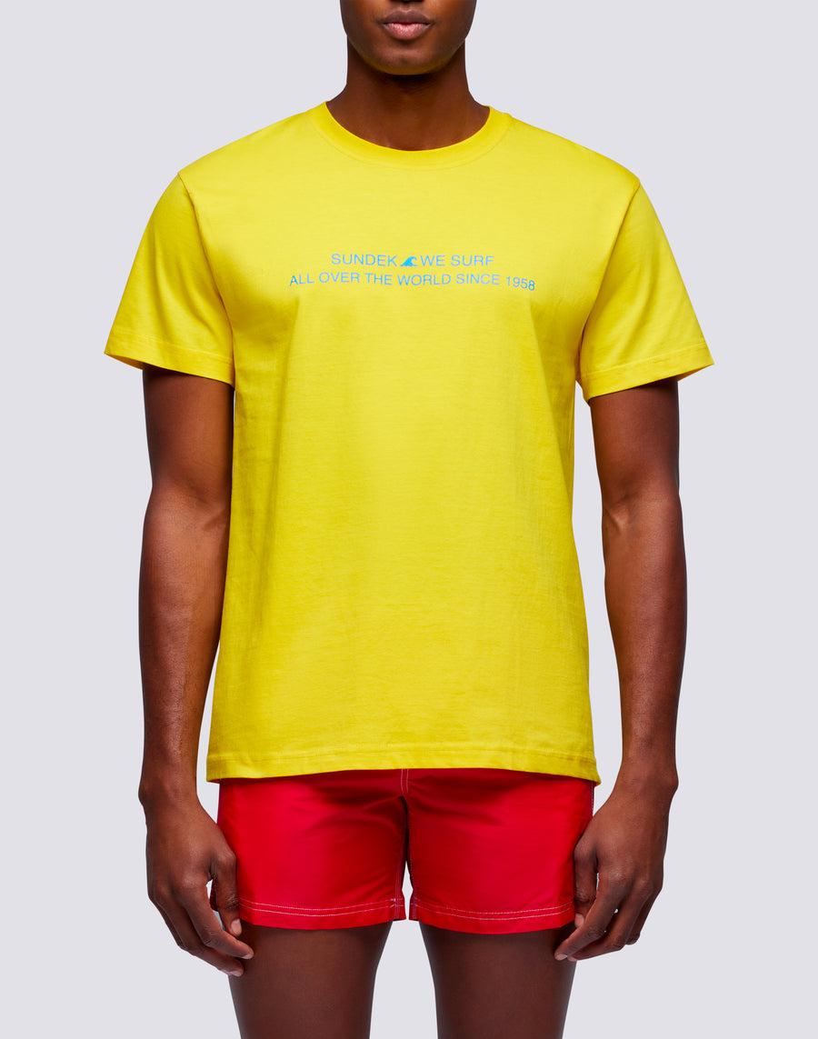 Sundek t-shirt uomo in cotone capsule flag m669tesj500-00700 Qualità Garantita