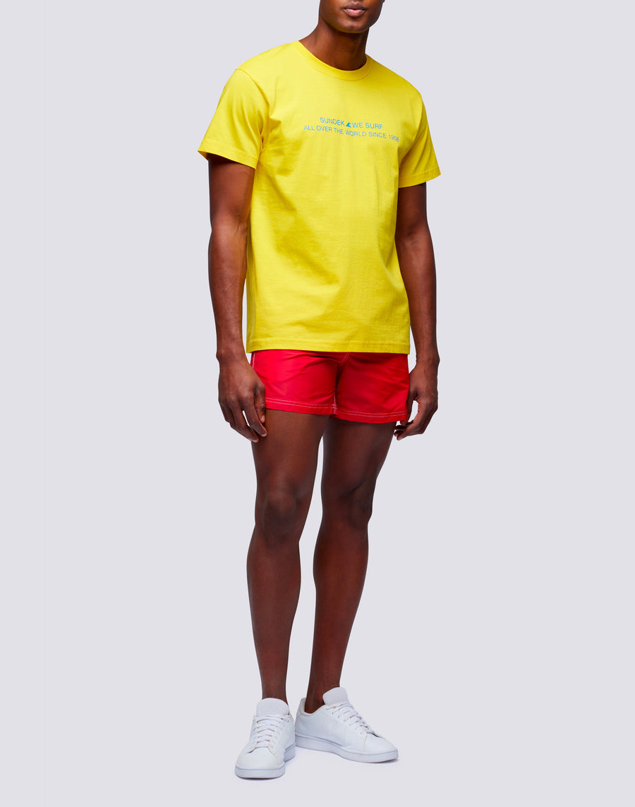 Sundek t-shirt uomo in cotone capsule flag m669tesj500-00700 Qualità Garantita