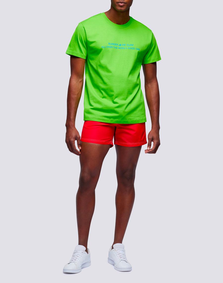 Sundek t-shirt uomo in cotone capsule flag m669tesj500-62000 Offerta Giorno del Papà