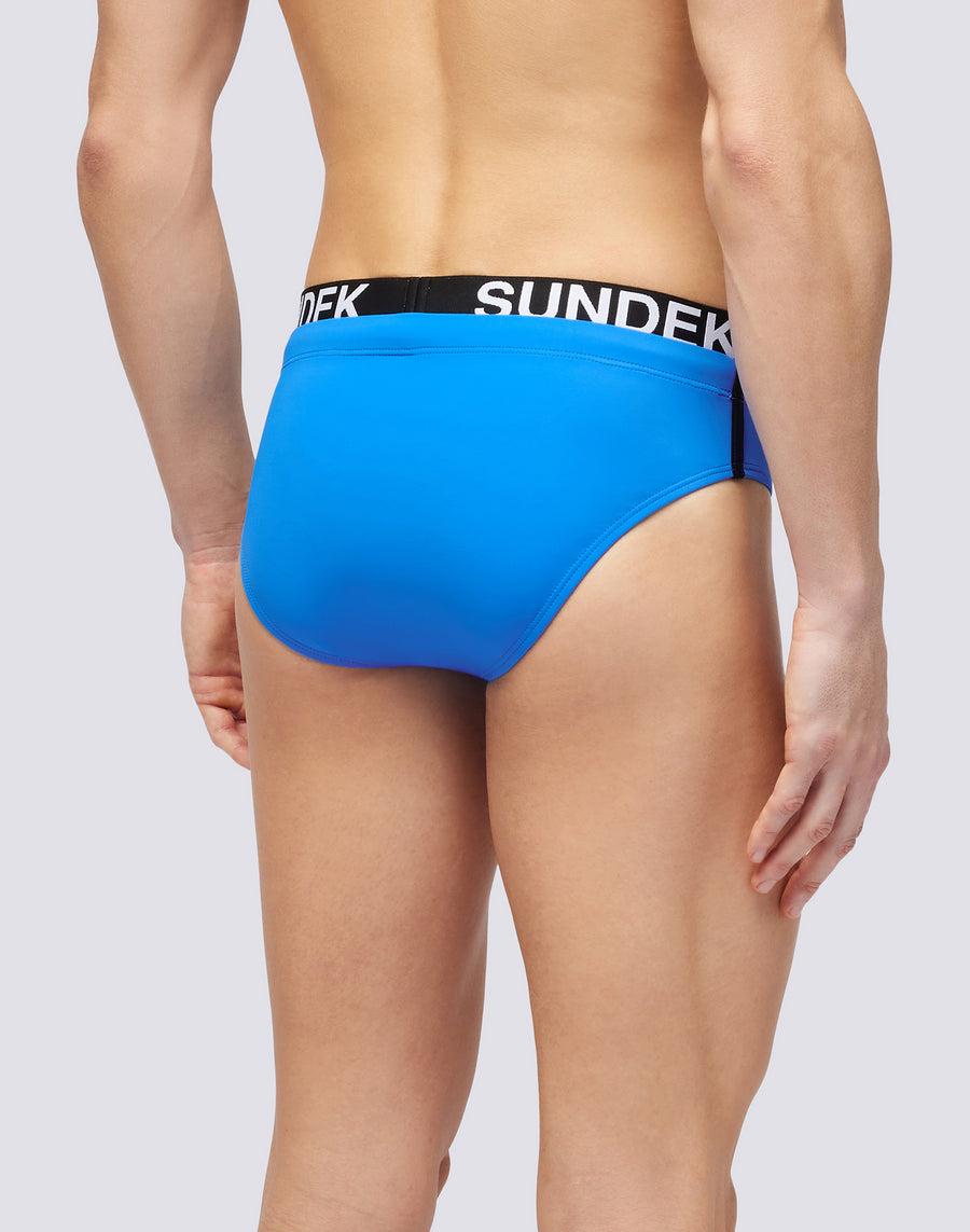 Sundek SLIP CON ELASTICO LOGO m309ssl3000-08901 Soddisfazione Garantita