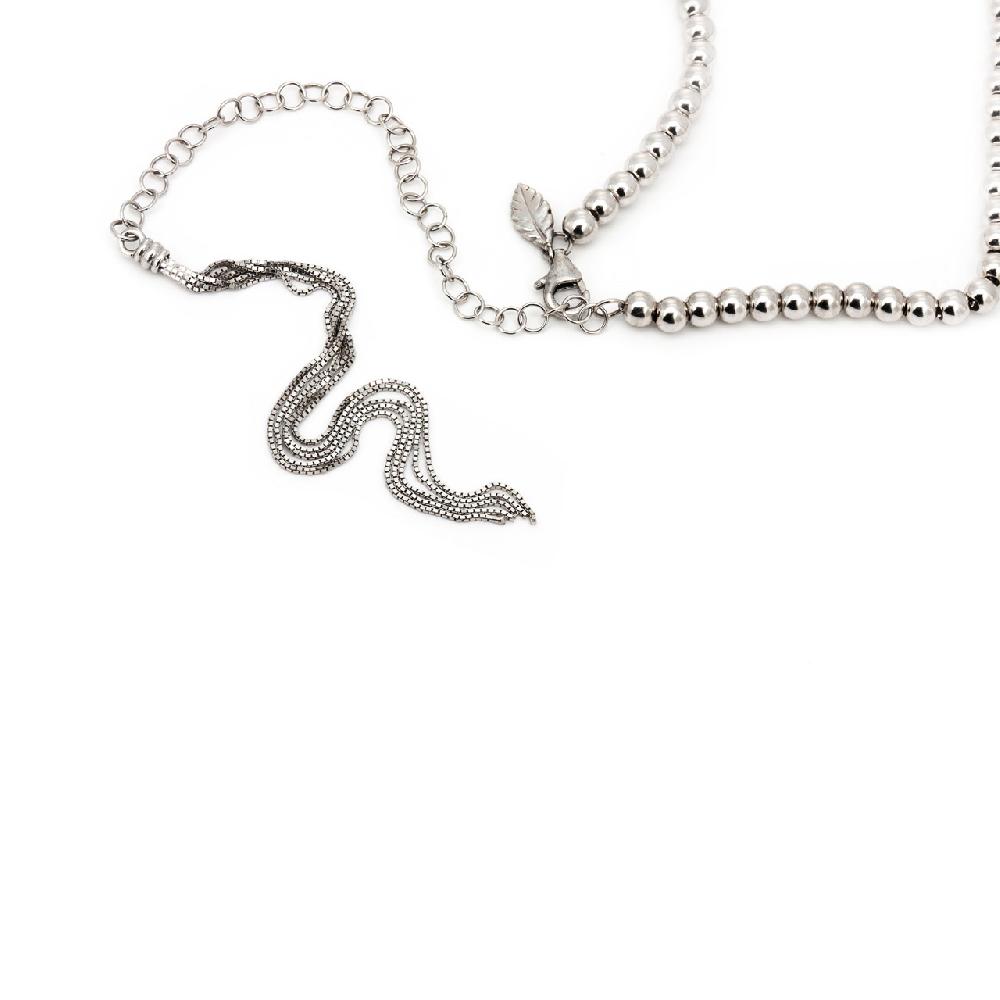 Thais Bernardes Choker Palline Scorrevoli Offerta