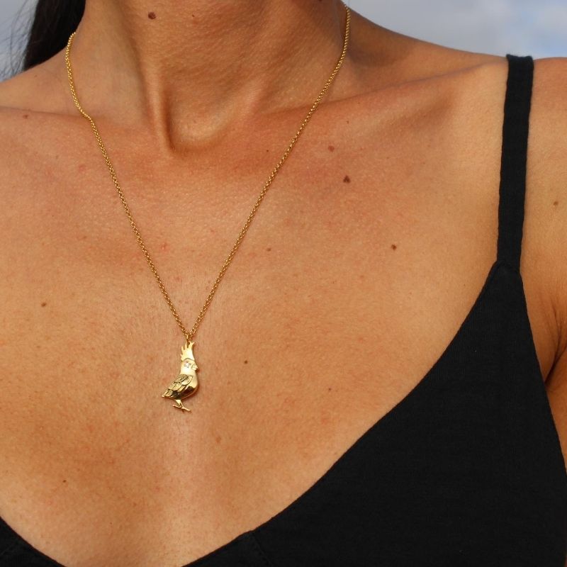 Thais Bernardes Collana Cockatoo Moda
