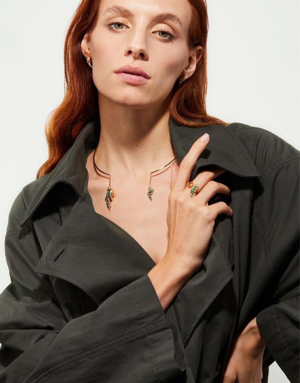 Thais Bernardes Collana Choker Pappagalli Hotsell