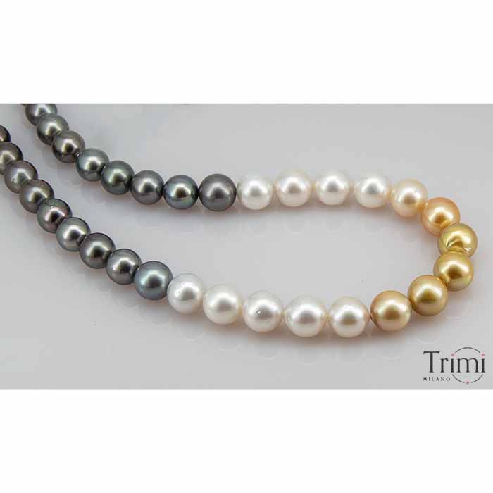 Trimi Gioielli Collana con perle dei mari del sud Sottocosto