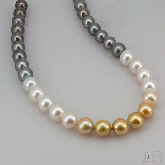 Trimi Gioielli Collana con perle dei mari del sud Sottocosto