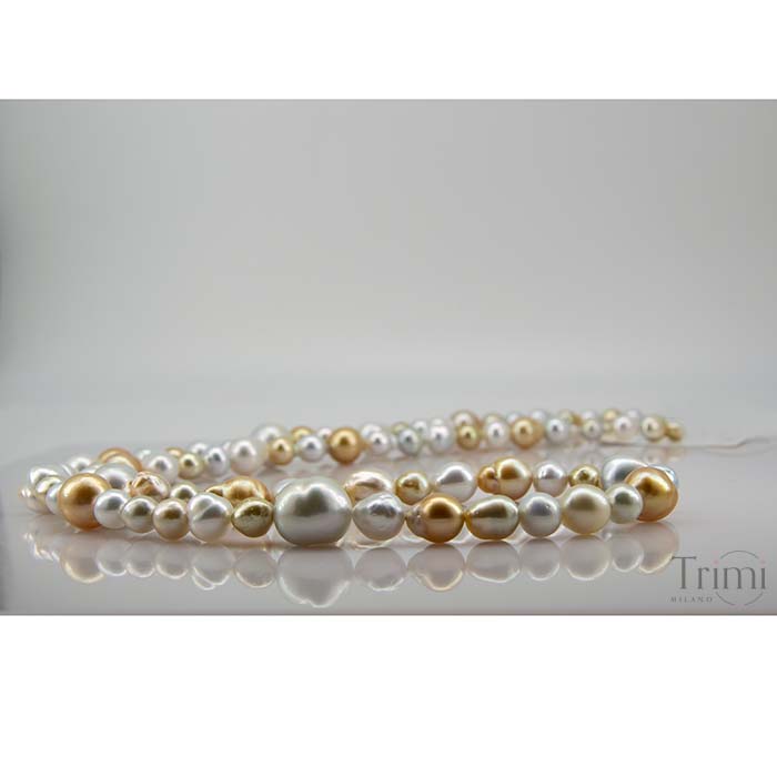 Trimi Gioielli Collana con perle Australiane In Linea
