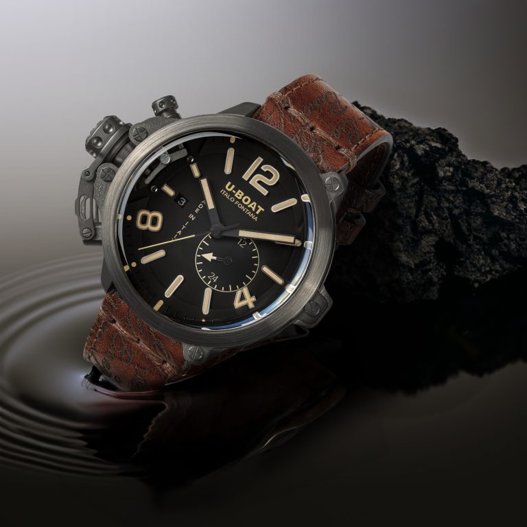 U Boat CAPSULE 50MM TITANIUM BK BE Vendite Flash
