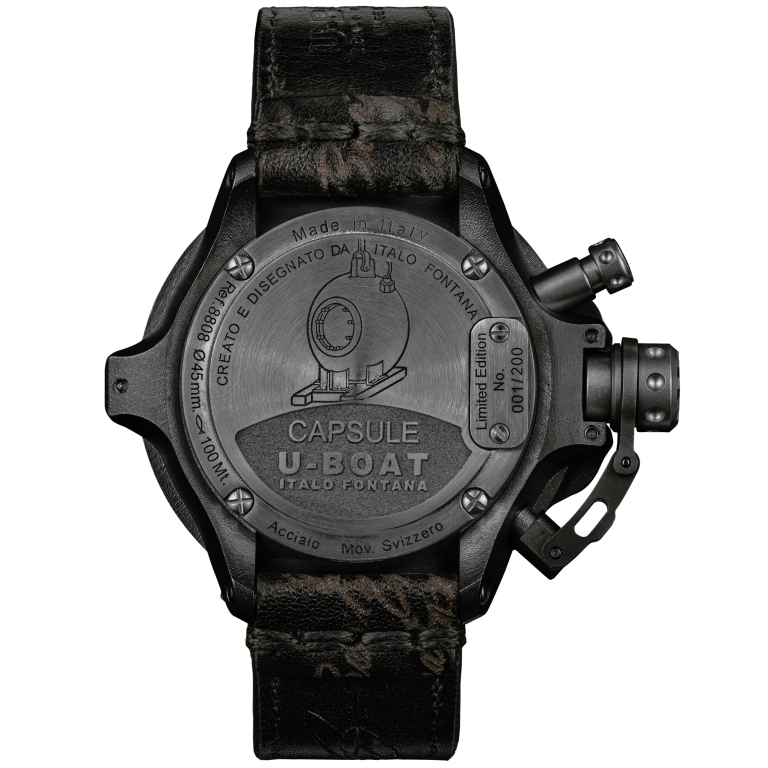 U Boat CAPSULE 45MM PVD BK BL In Saldo
