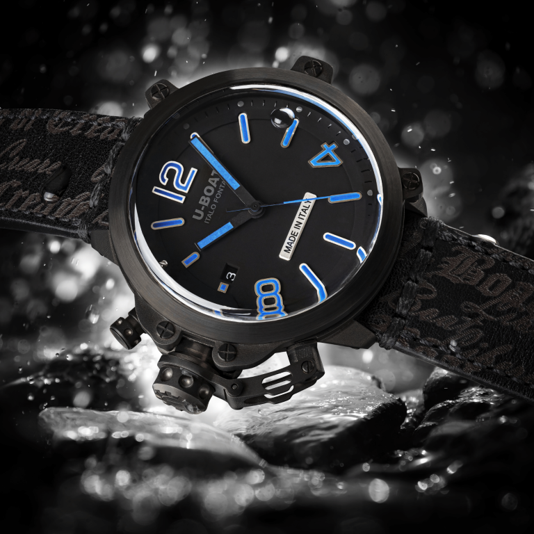 U Boat CAPSULE 45MM PVD BK BL In Saldo