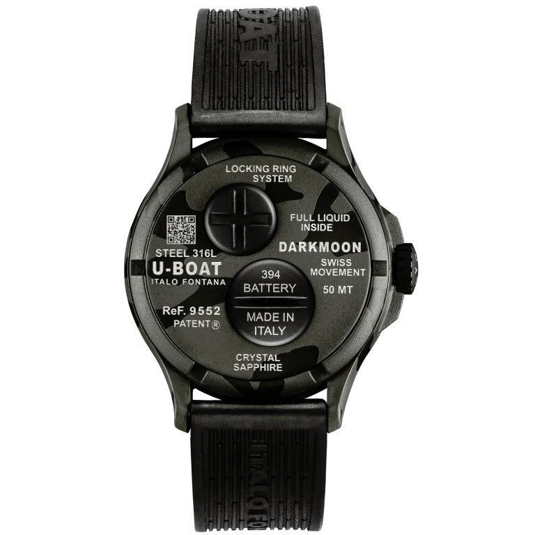 U Boat DARKMOON 40 MM BK GREY CURVED CAMOUFLAGE 2025