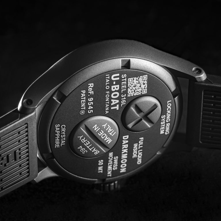 U Boat DARKMOON 40 MM BK BLACK CURVED PVD 2025
