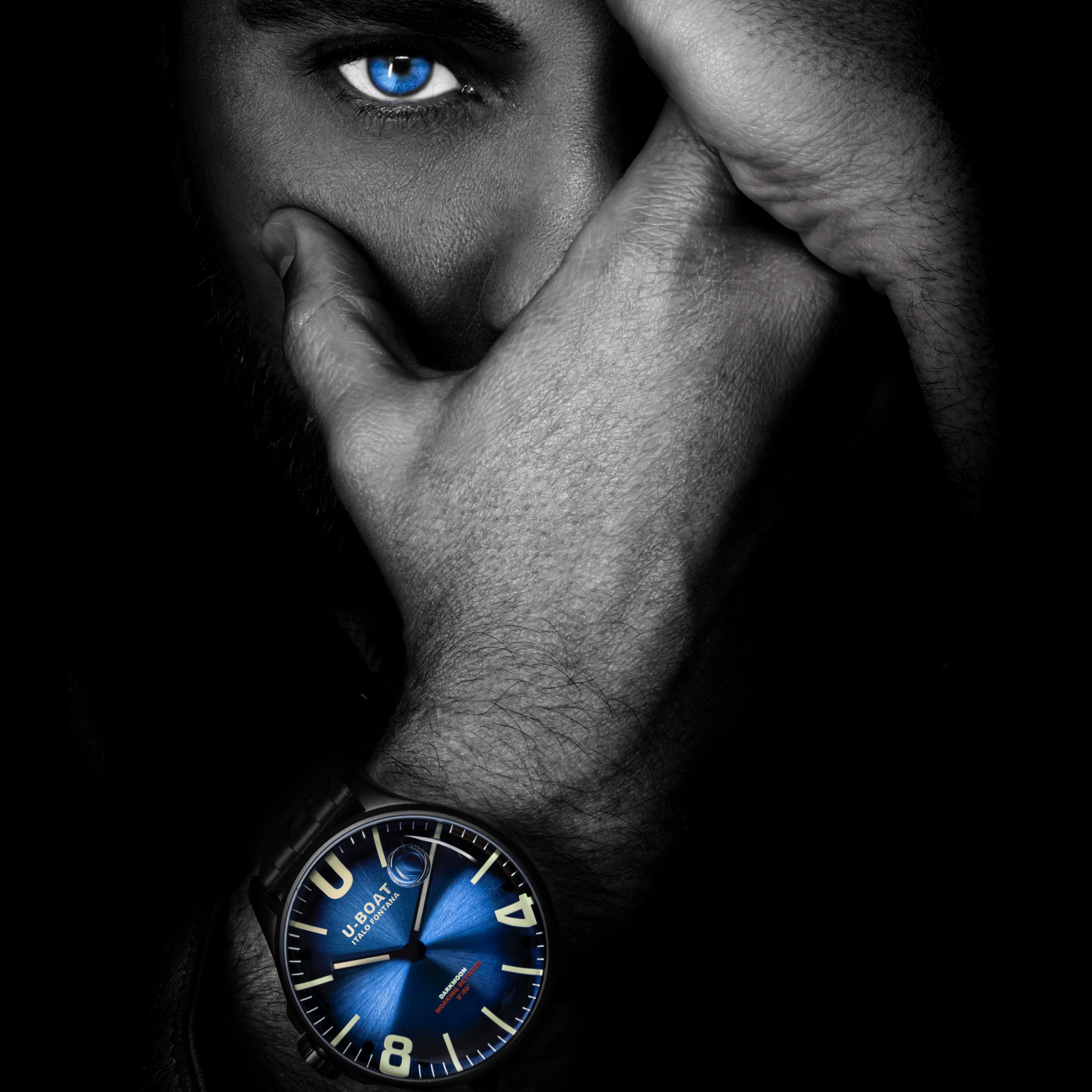 U Boat DARKMOON 44MM BLUE PVD SOLEIL Fino Al -60%