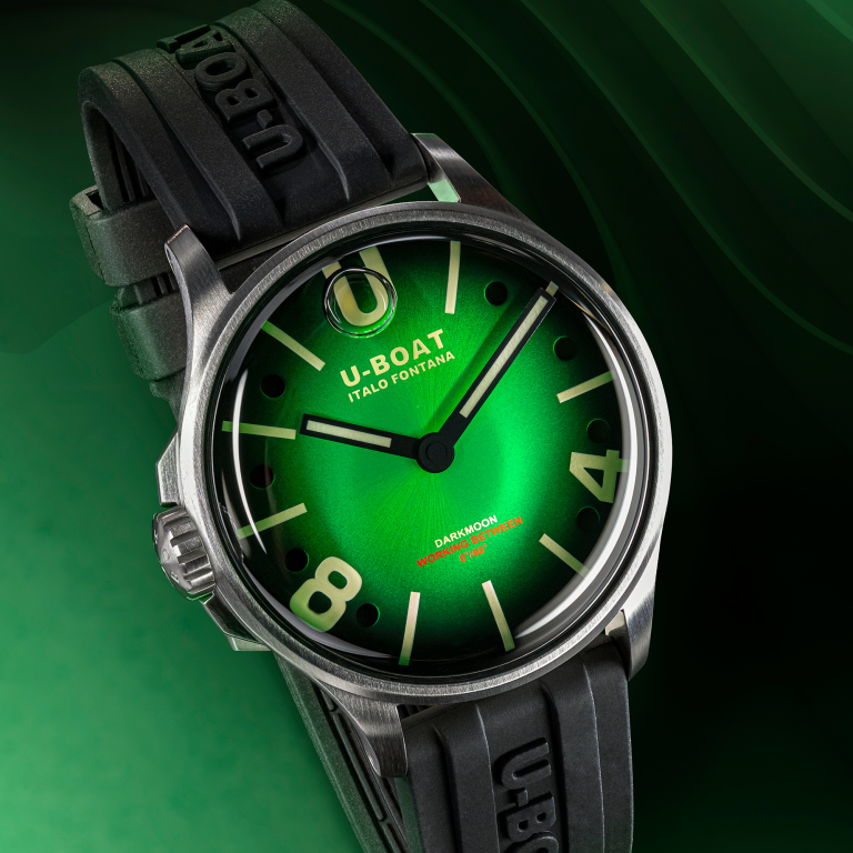 U Boat DARKMOON 40 MM GREEN SS SOLEIL Saldi