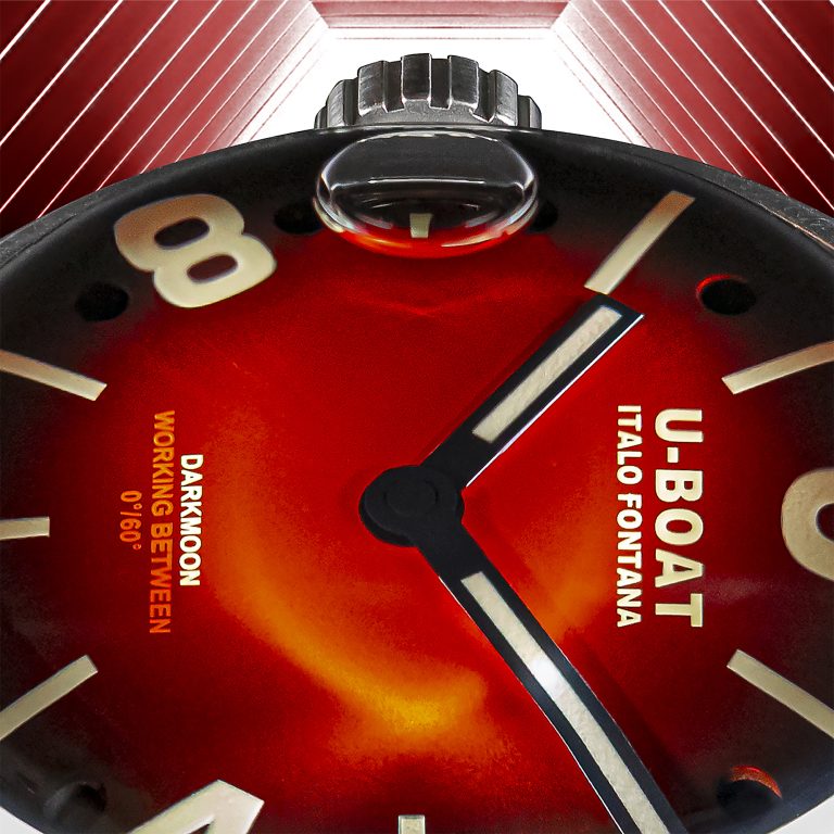 U Boat DARKMOON 40 MM RED SS SOLEIL Hotsell