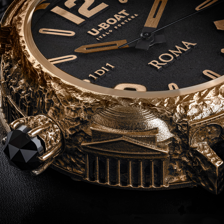 U Boat ROMA 45MM BRONZE DIAMOND Vendita Calda