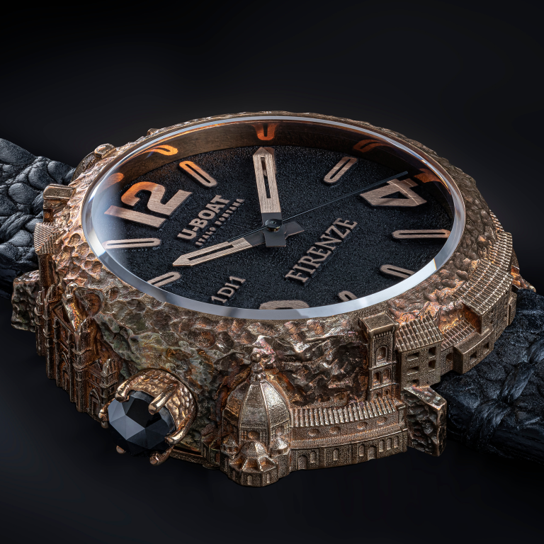 U Boat FIRENZE 45MM BRONZE DIAMOND Saldi Di Fabbrica