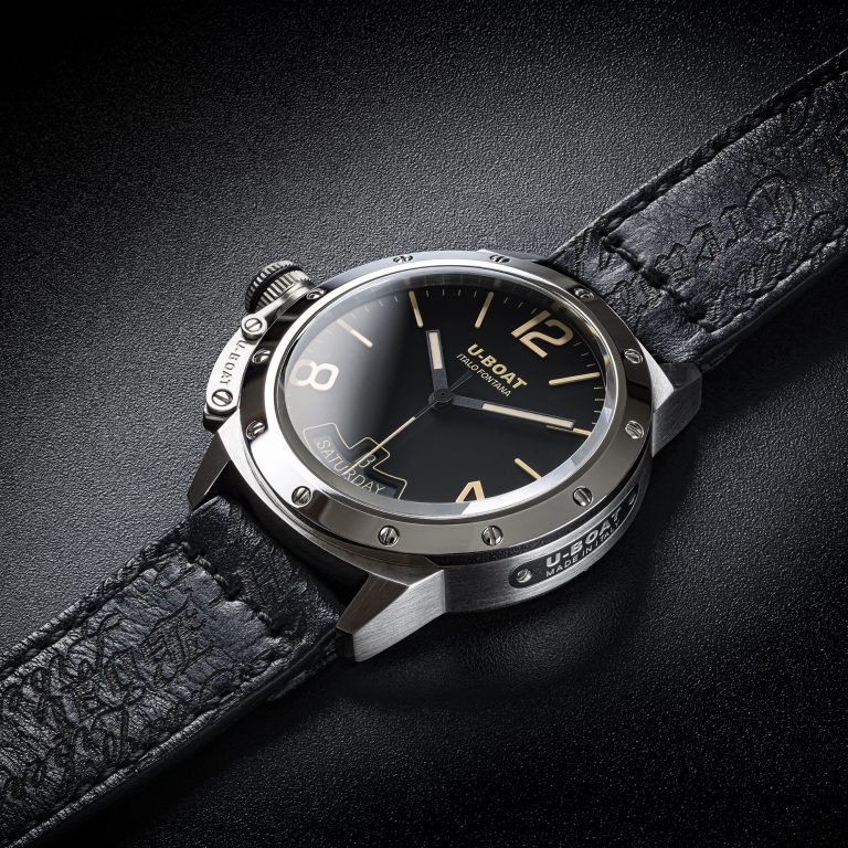 U Boat CLASSICO 40MM VINTAGE SCREWS BEZEL Nuova