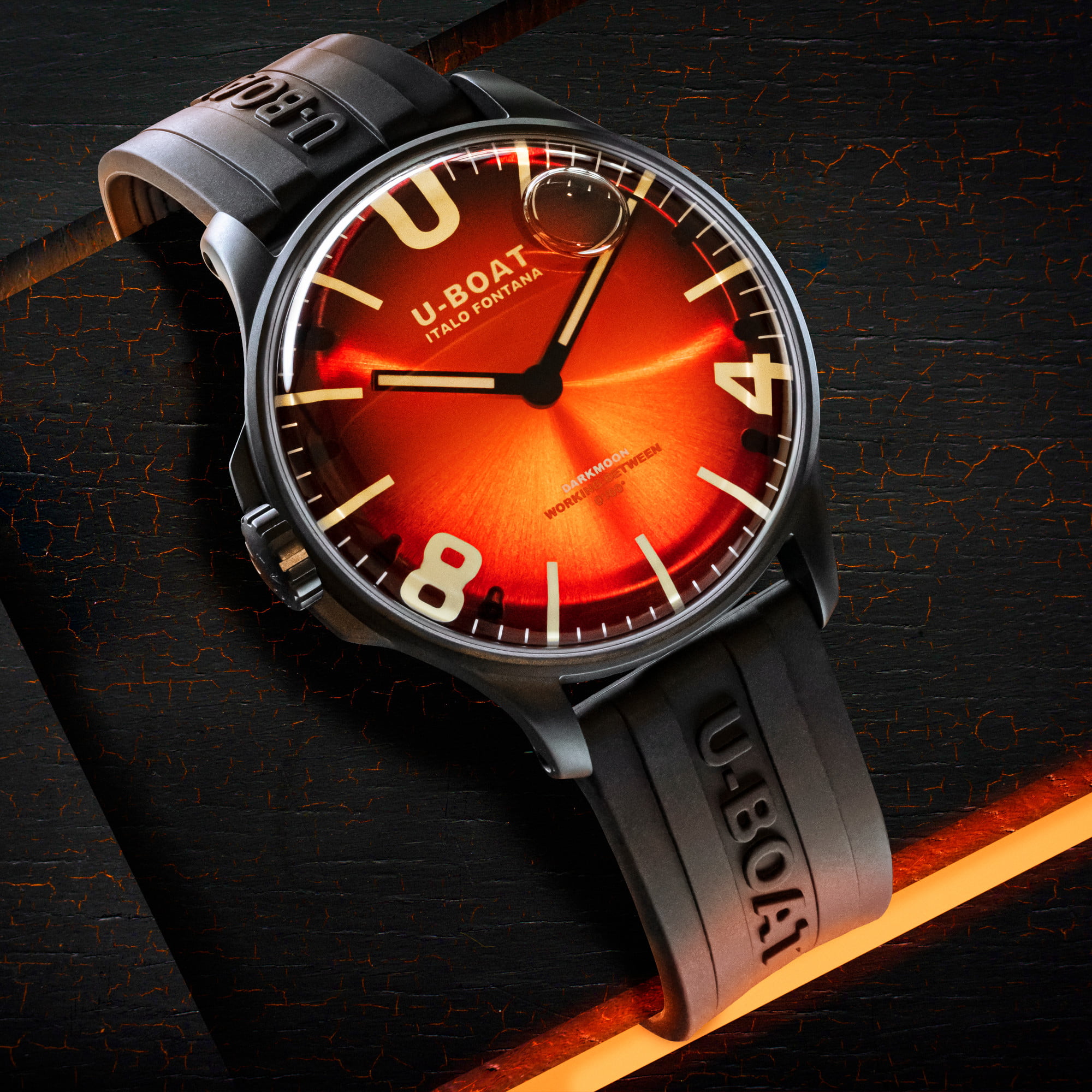 U Boat DARKMOON 44MM RED PVD SOLEIL Promozione Limitata