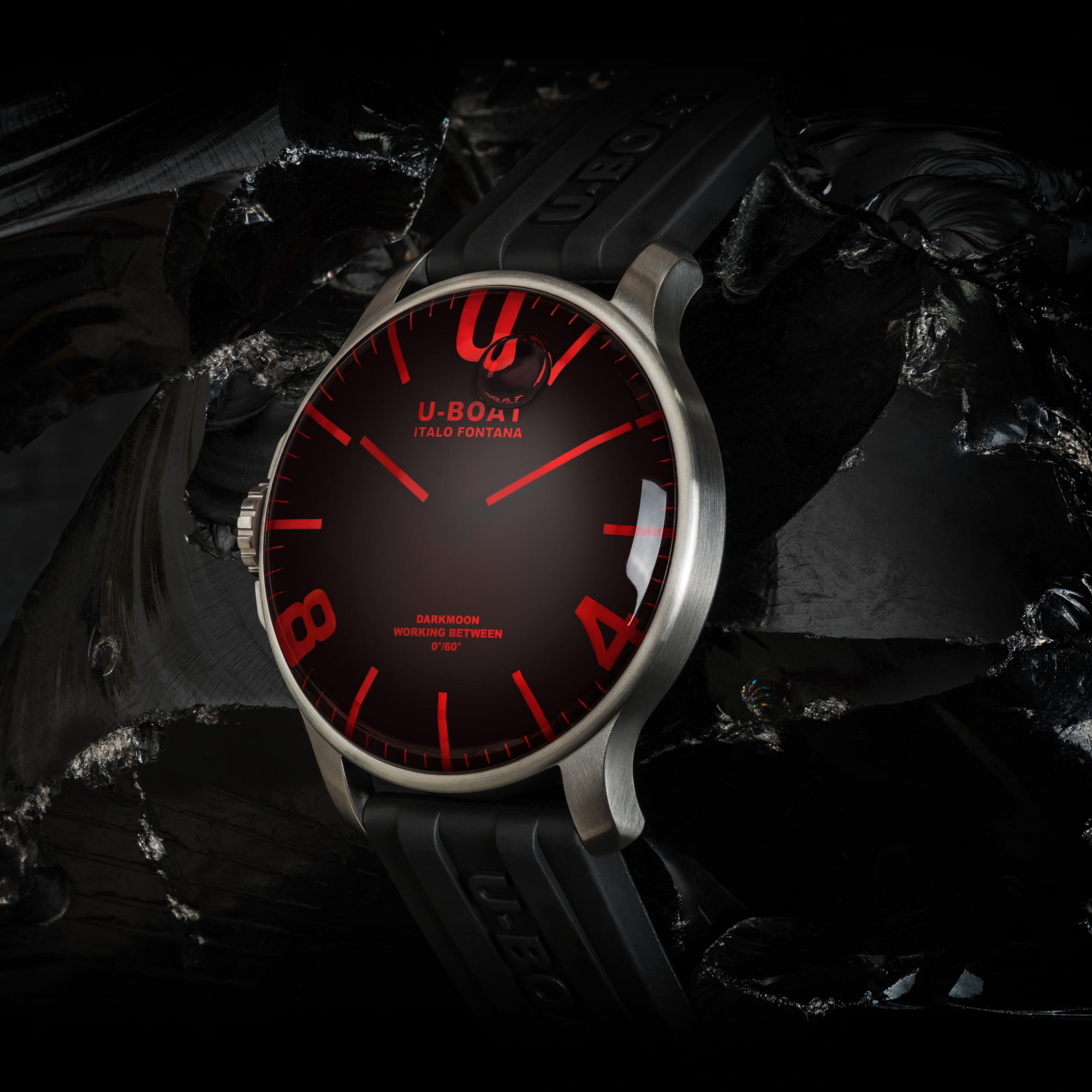 U Boat DARKMOON 44MM RED GLASS SS Affare Del Giorno