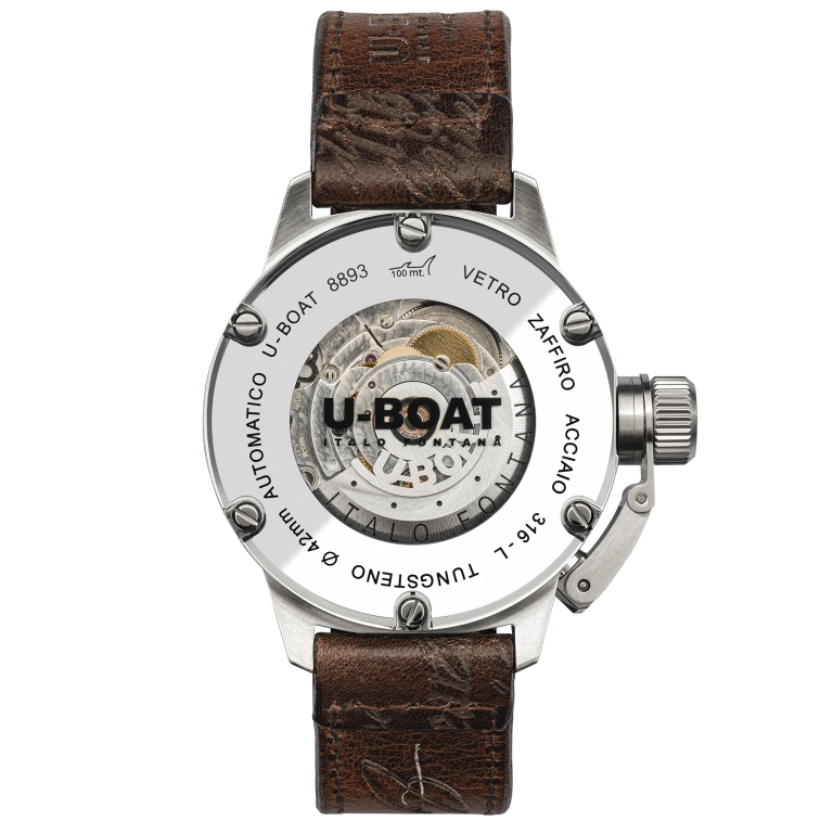 U Boat CLASSICO 42MM TUNGSTENO BLACK Saldi Di Fabbrica