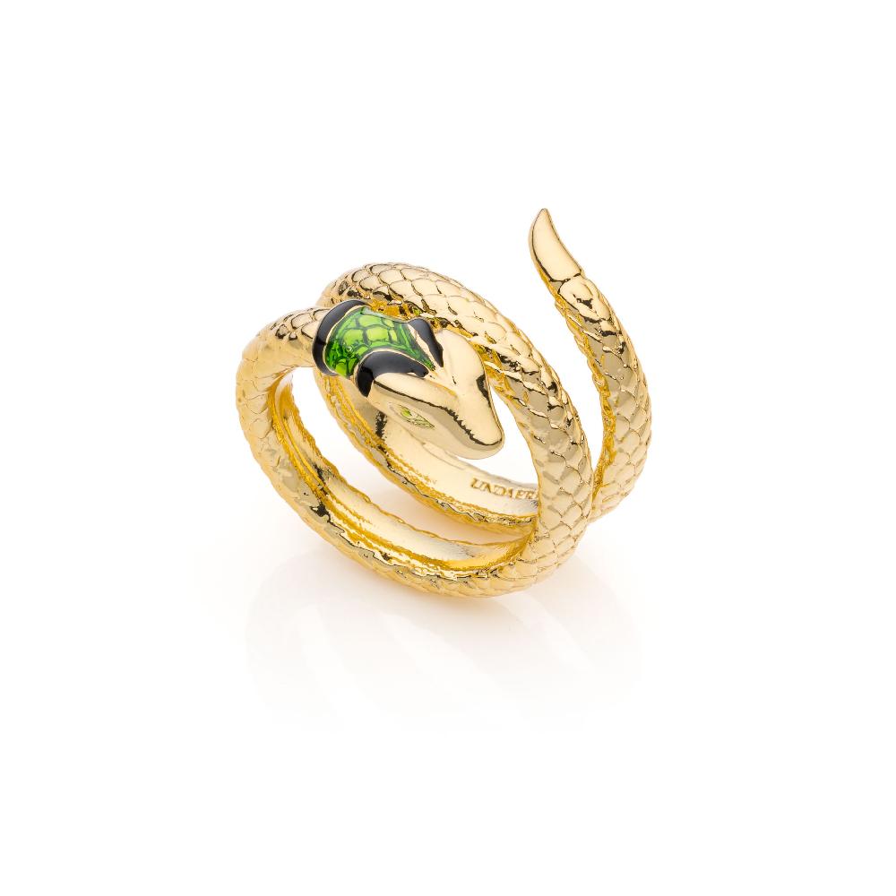 Unoaerre Anello con serpente dorato | UNOAERRE Gioielli