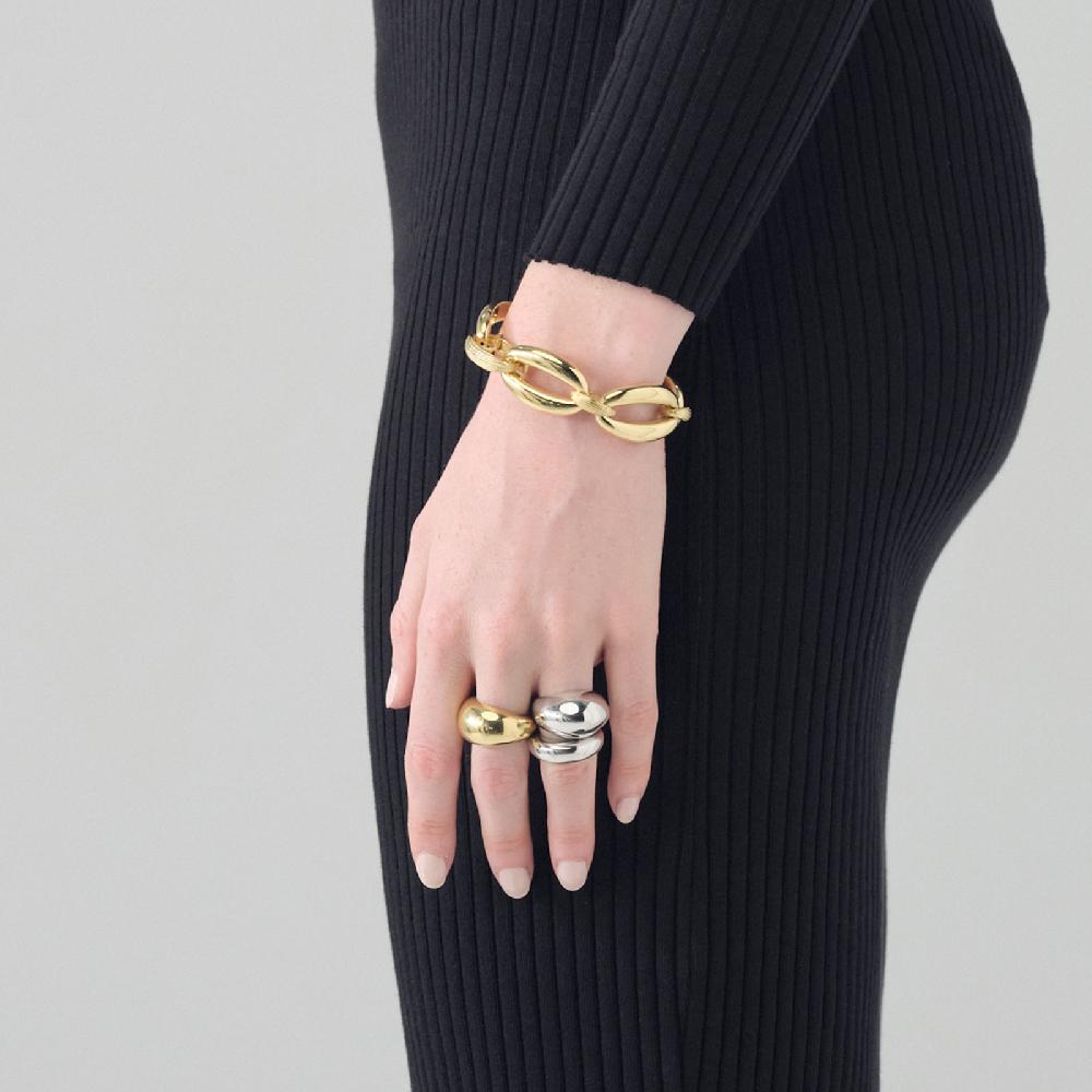 Unoaerre Bracciale in argento dorato | UNOAERRE Gioielli Pezzi Unici