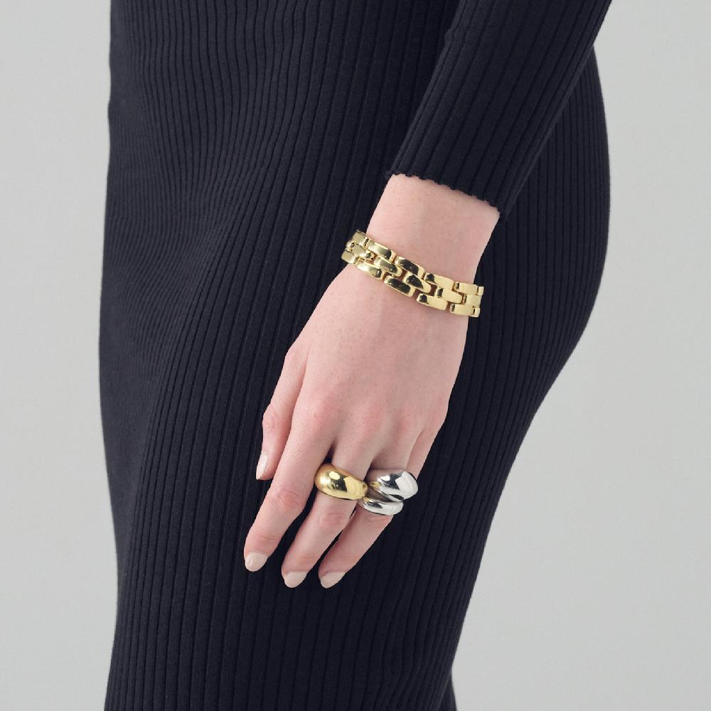 Unoaerre Bracciale Panthere in argento dorato | UNOAERRE Gioielli Fornitura limitata