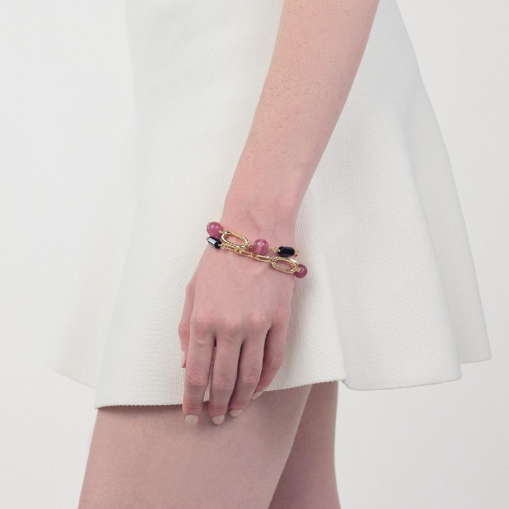 Unoaerre Bracciale pietre rosa | UNOAERRE Gioielli Online