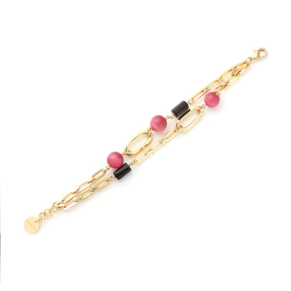 Unoaerre Bracciale pietre rosa | UNOAERRE Gioielli Online