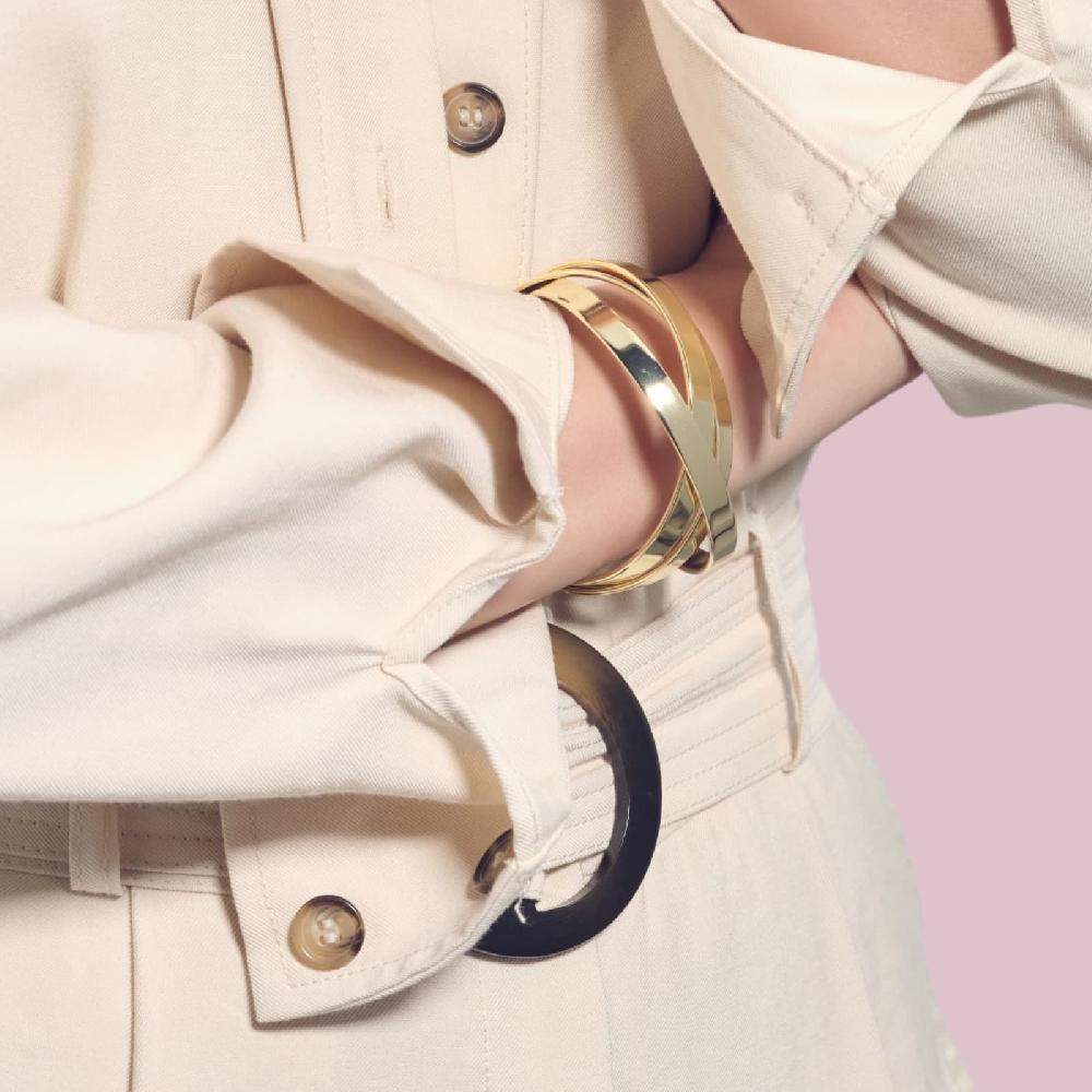 Unoaerre Bracciale dorato rigido | UNOAERRE Gioielli In Linea