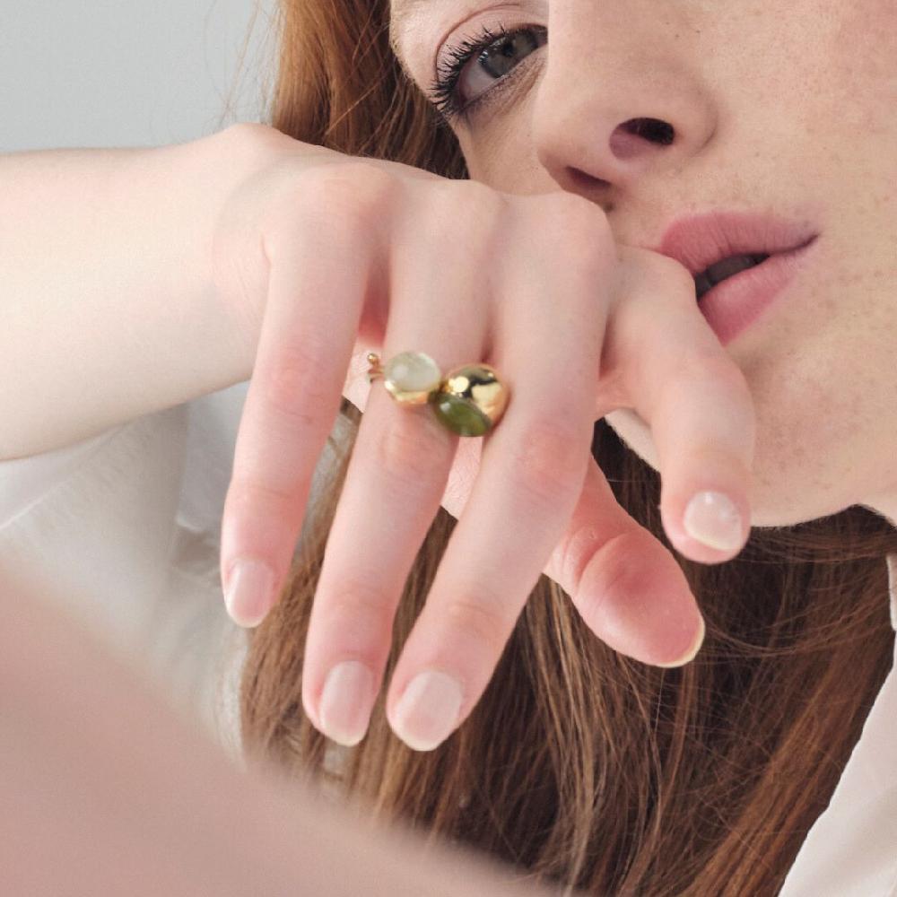 Unoaerre Anello in argento con pietre preziose | UNOAERRE Gioielli Moda