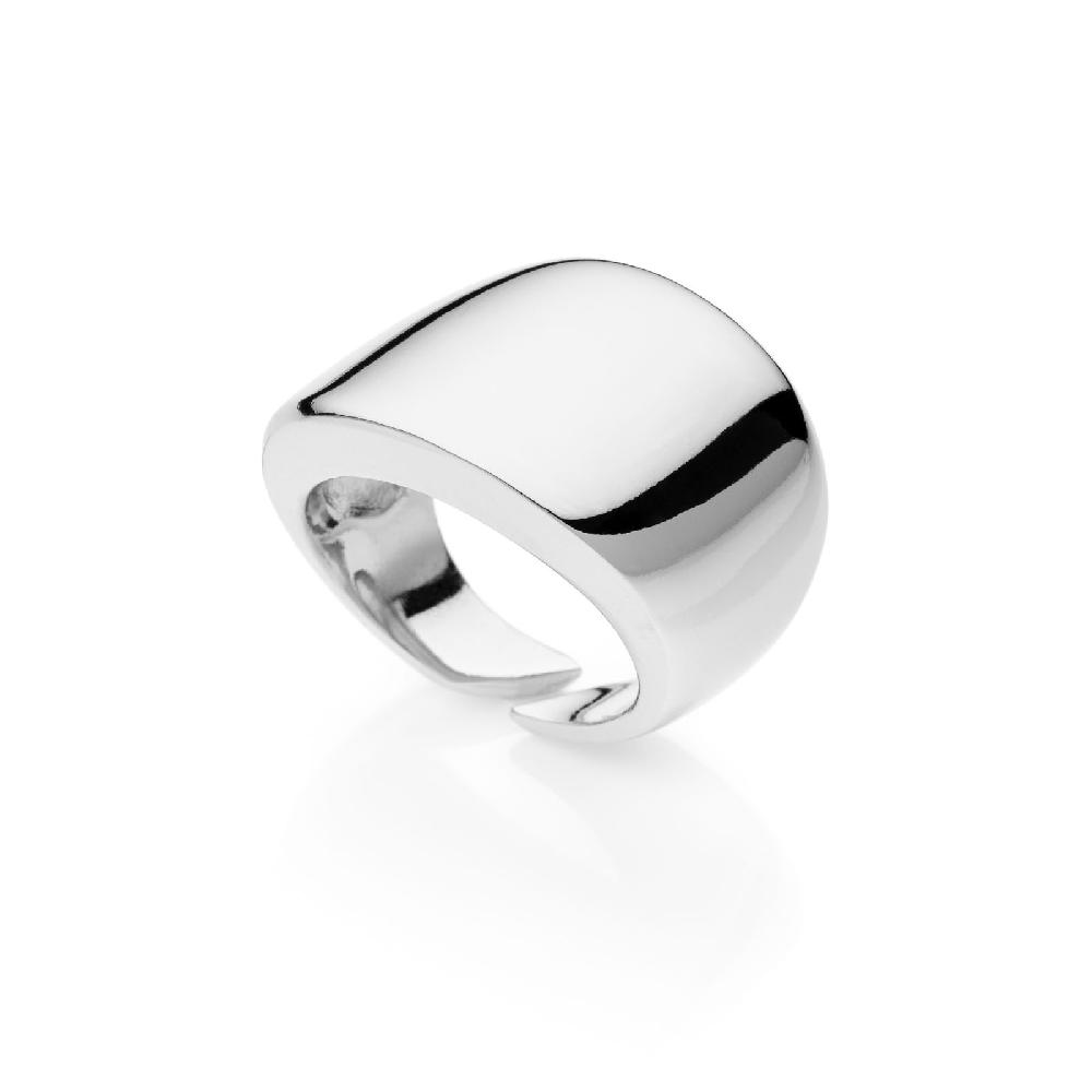 Unoaerre Anello in bronzo argentato a fascia | UNOAERRE Gioielli