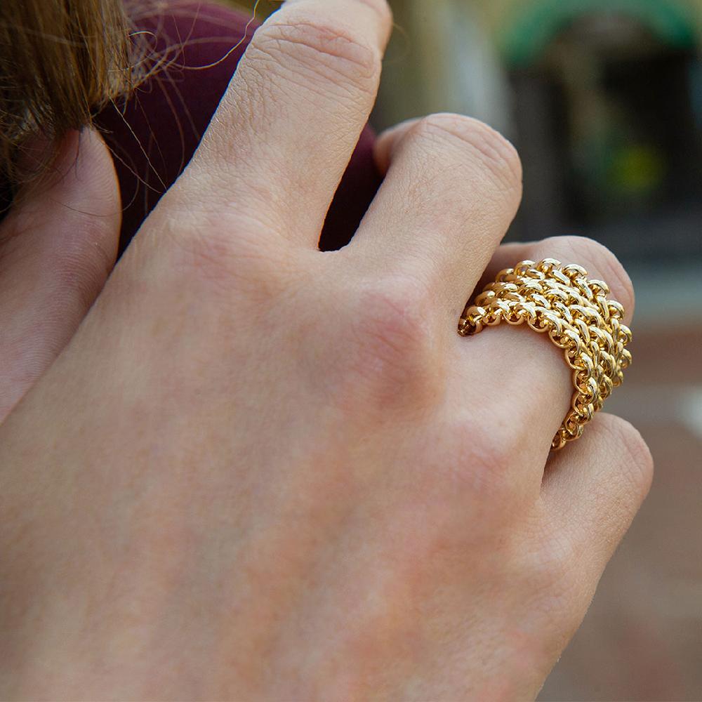 Unoaerre Anello in bronzo dorato 484197 | UNOAERRE Gioielli Offerte