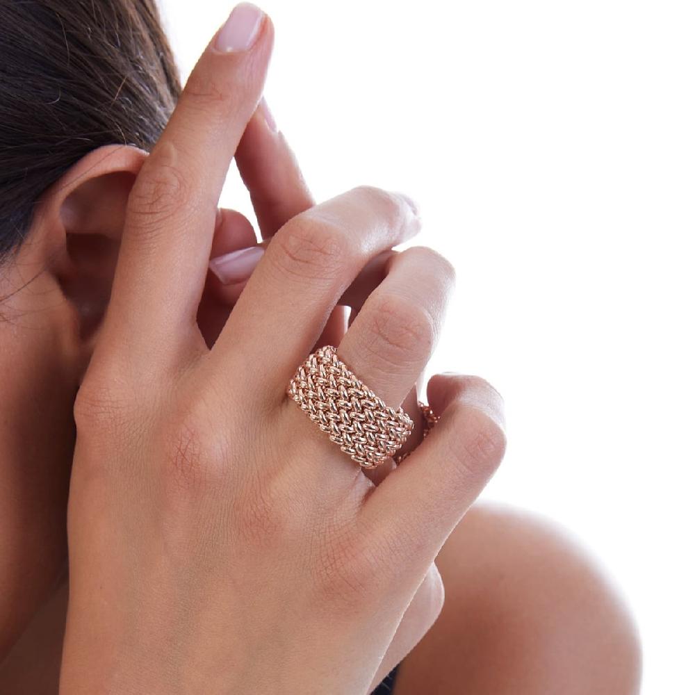 Unoaerre Anello in argento rosa | UNOAERRE Gioielli Negozio
