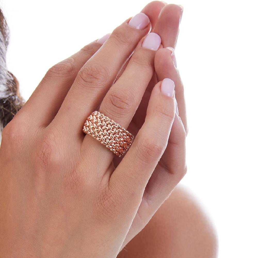 Unoaerre Anello in argento rosa | UNOAERRE Gioielli Negozio