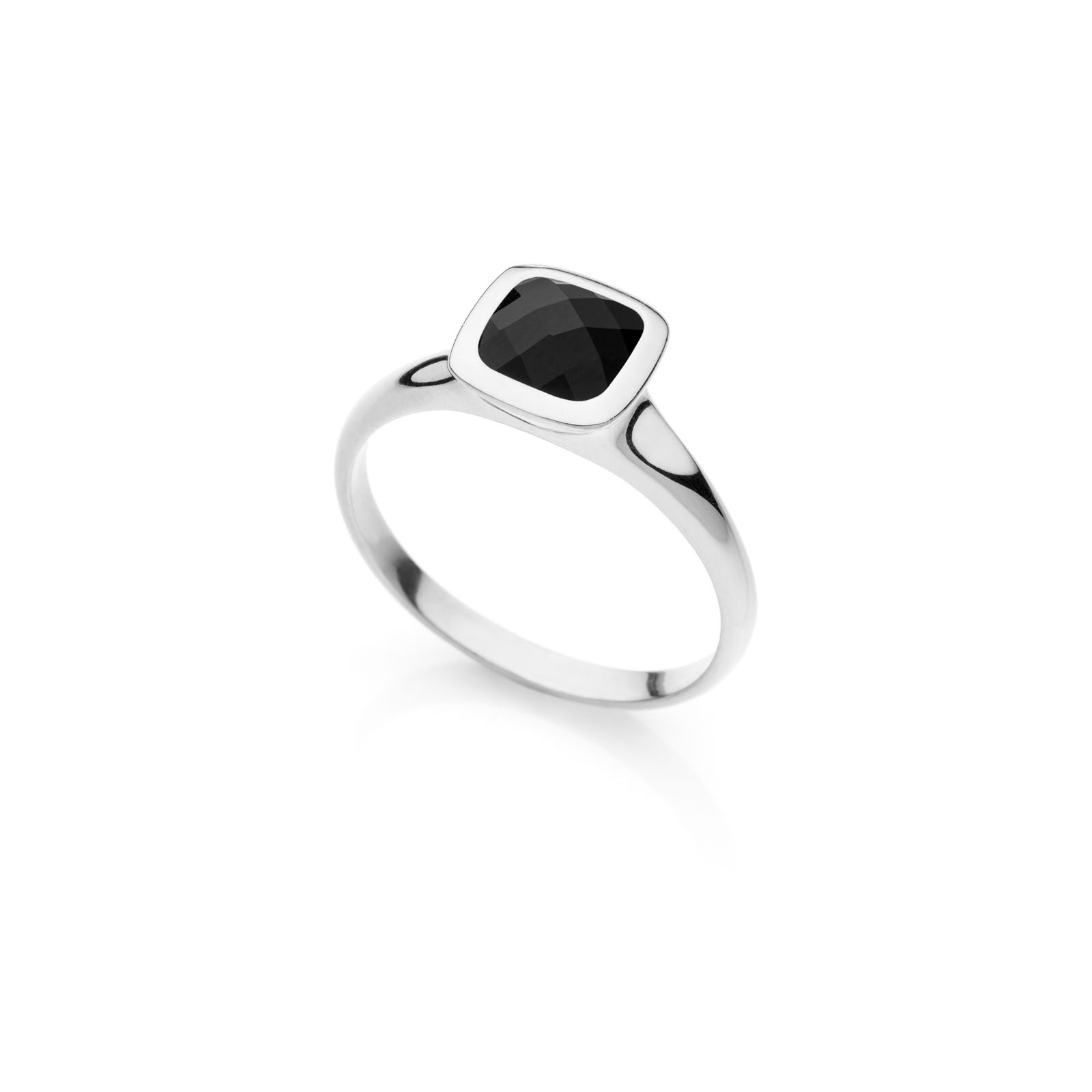 Unoaerre Anello donna Unoaerre in argento e cristallo onice | UNOAERRE Gioielli