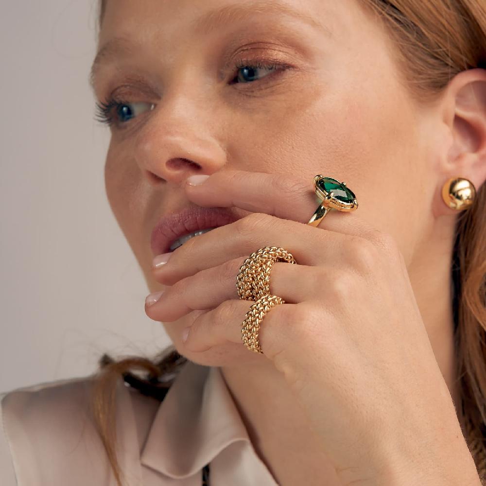 Unoaerre Anello con pietra verde | UNOAERRE Gioielli 2025