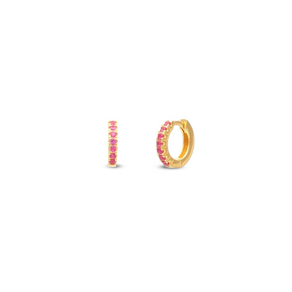 Unoaerre Cerchietti in argento e pietre fucsia | UNOAERRE Gioielli