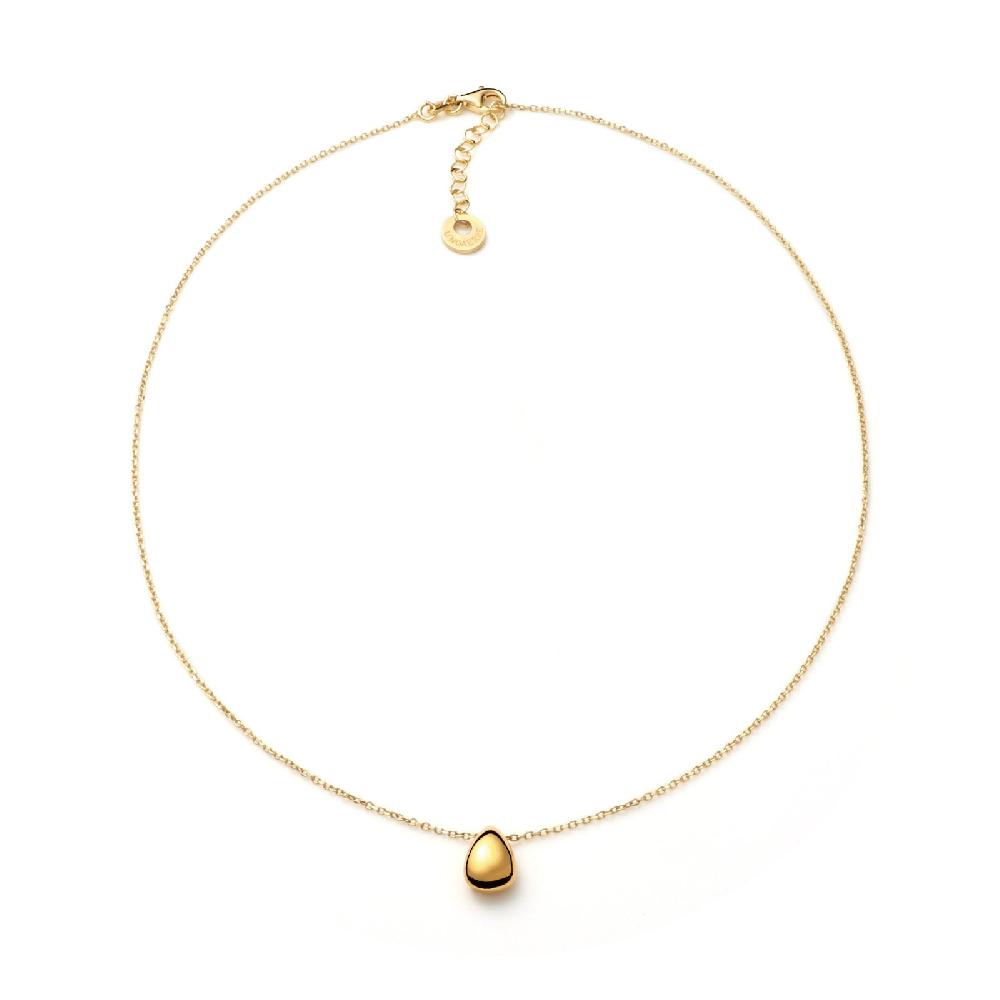 Unoaerre Collana in argento dorato con goccia | UNOAERRE Gioielli
