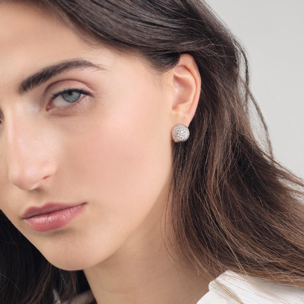 Unoaerre Orecchini in argento con zirconi | UNOAERRE Gioielli Negozio