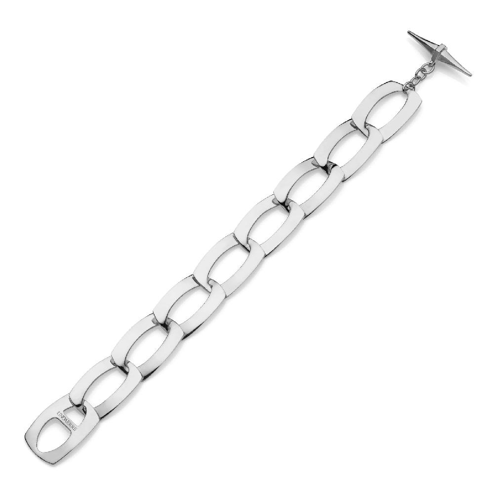 Unoaerre Bracciale catena argentata piatta | UNOAERRE Gioielli Soddisfazione Garantita