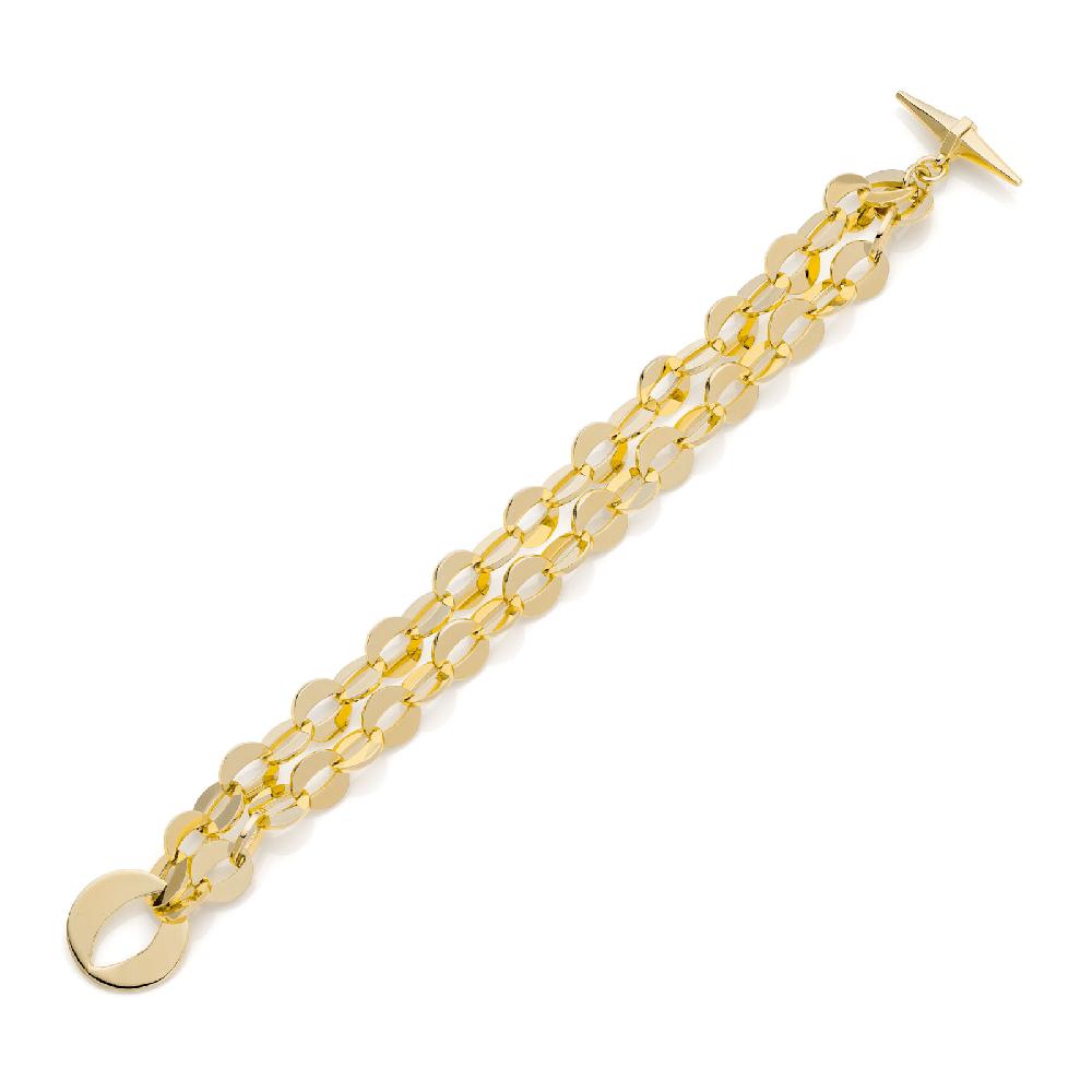 Unoaerre Bracciale catena doppia tonda | UNOAERRE Gioielli Acquista Ora