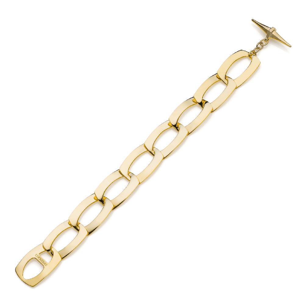 Unoaerre Bracciale catena dorata piatta | UNOAERRE Gioielli Sconto