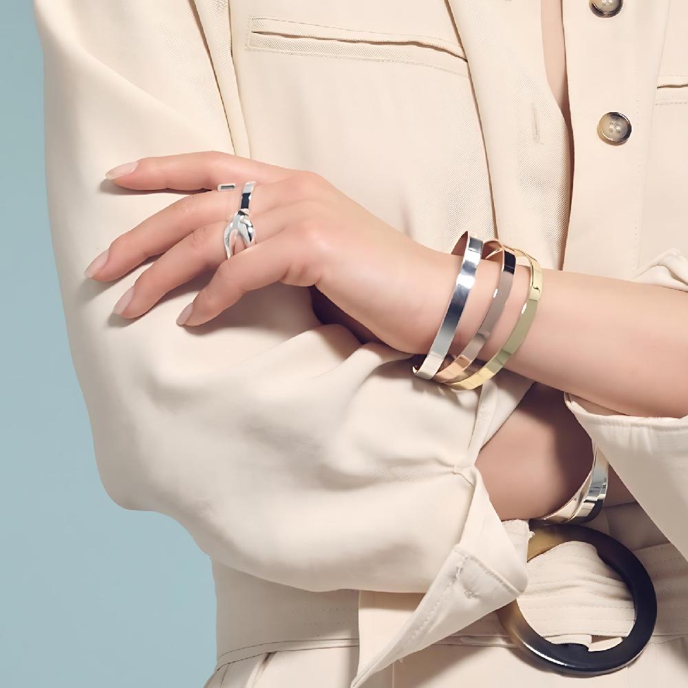 Unoaerre Bracciale bangle argentato | UNOAERRE Gioielli Saldi