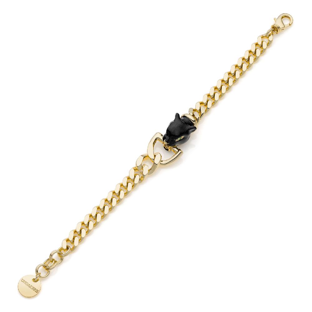 Unoaerre Bracciale catena testa di pantera | UNOAERRE Gioielli Saldi Di Fabbrica