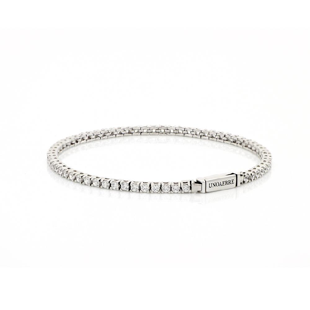 Unoaerre Bracciale Tennis in Argento con zirconi | UNOAERRE Gioielli Nuova