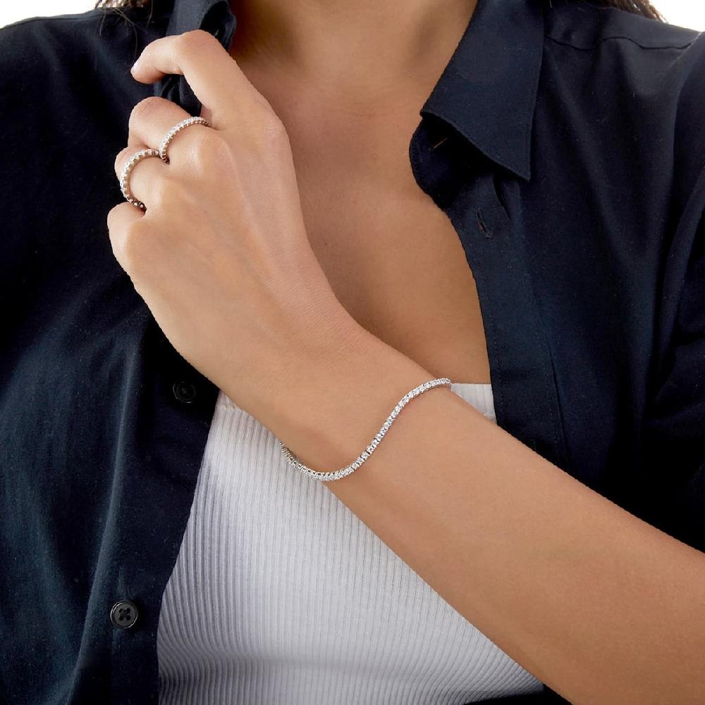 Unoaerre Bracciale Tennis in Argento con zirconi | UNOAERRE Gioielli Nuova