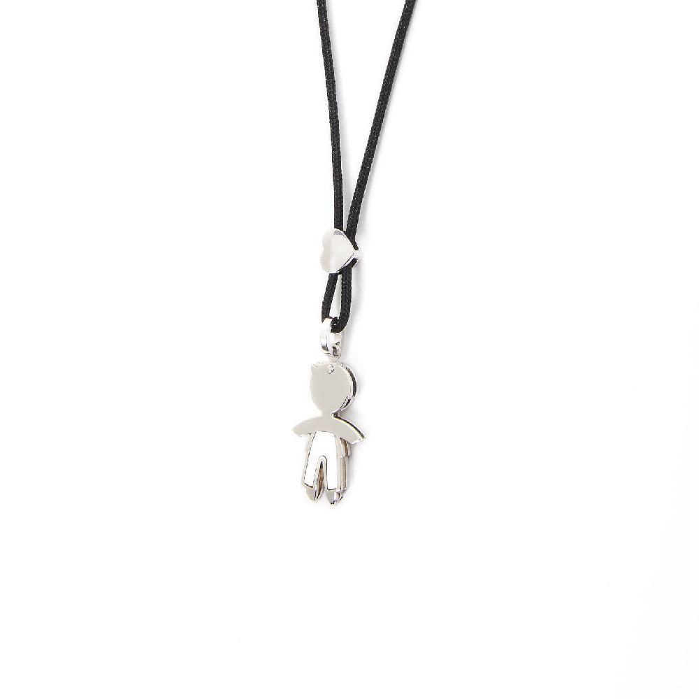 Unoaerre Collana con pendente in oro bianco e madreperla bimbo | UNOAERRE Gioielli Pezzi Unici